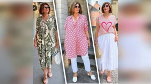 МОДНЫЕ❤️ ОБРАЗЫ ДЛЯ ЖЕНЩИН 45+55+65+ НА ЛЕТО 2023-2024 ❤️WE DRESS ELEGANTLY