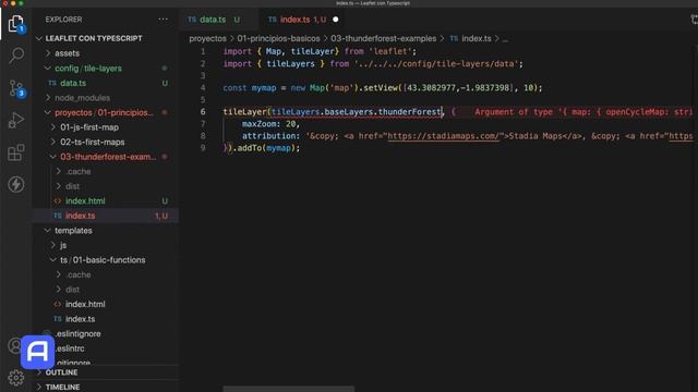 Leaflet - Implementando capas de Thunderforest смотреть онлайн