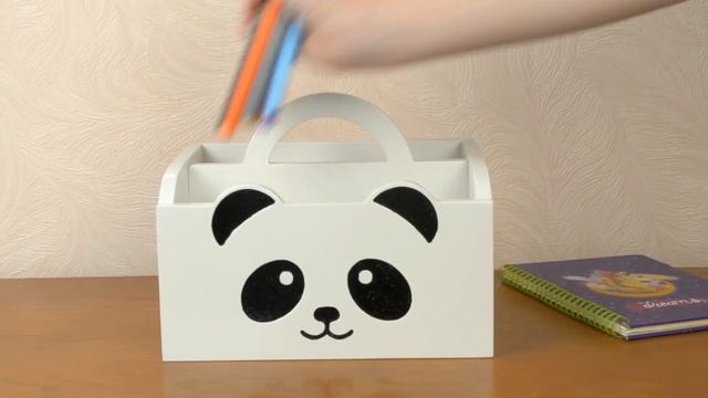 [Обзор] Подставка органайзер для ручек и карандашей из дерева смотреть онлайн