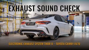 Camry XV70 Exhaust Thor II Sound Check