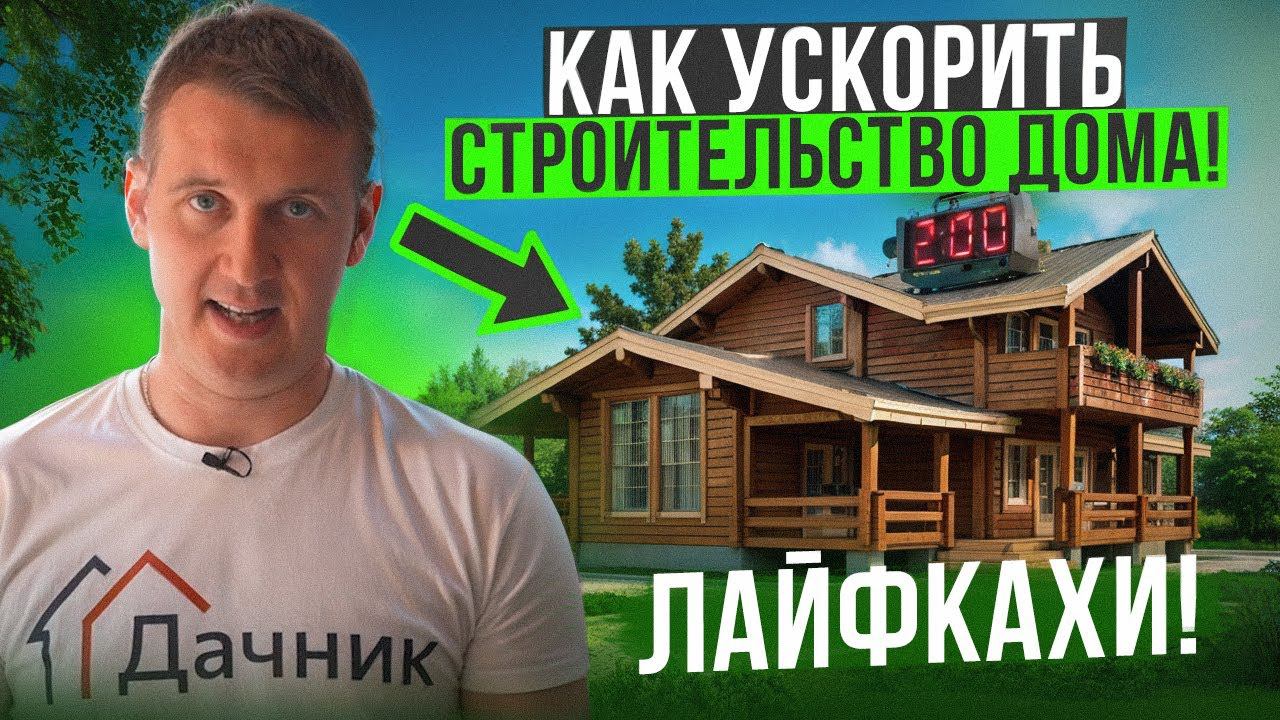 Лайфхаки строителя! Как ускорить строительство загородного дома?!