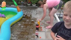 Фонтан из кока колы с ментос Flomaster!