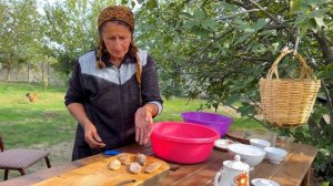 GRANDMA COOKING BEST COOKIES IN THE VILLAGE! FIG JAM | CAUCASIAN COUNTRY LIFE | VILLAGE LIFESTYLE