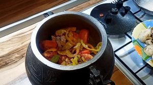 Говяжий хвост и свиные ножки в Афганском казане! ?