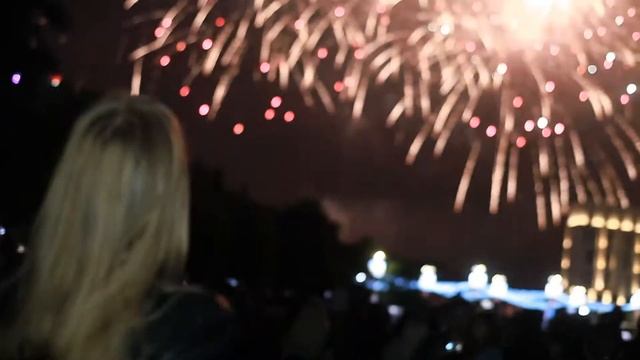 Флайборд шоу в Минске. Открытие поющих фонтанов. Подарок от Германа Грефа городу.