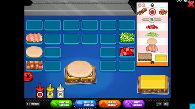 Папа Луи!Сырные бутерброды от папы Луи|Papa's Cheseria| смотреть онлайн