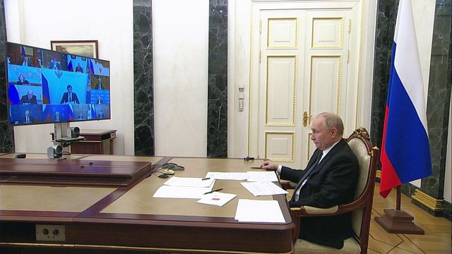 Владимир Путин. Совещание с членами Правительства 4 апреля 2024 года.