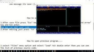 Dosbox using rules for prolog code edit,run,load