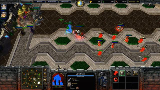 Warcraft 3 FFA in Bnet /// тупая игра, -2 сразу, жесткий криппинг магаза смотреть онлайн