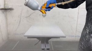 Покраска мдф фасада.