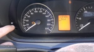 Как самому сбросить меж сервисный интервал на MERSEDES BENS  VITO  639    обнуления км