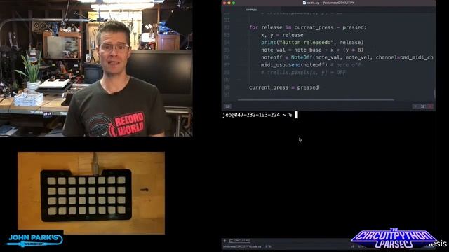 John Park's CircuitPython Parsec: tio serial i/o tool @adafruit @johnedgarpark #circuitpython