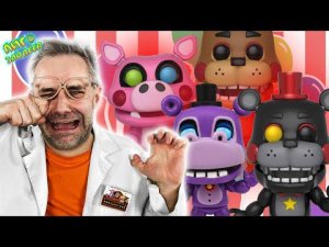 АНИМАТРОНИКИ FNAF FUNKO POP PIZZERIA SIMULATOR: ДОКТОР ЗЛЮ И ВСЕ ФНАФ ВИДЕО НА ЛИГА ЗЛОДЕЕВ!