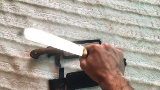 «Пчак» кованый, х12мф с финской рукоятью! Интерпретация зашла!!! смотреть онлайн