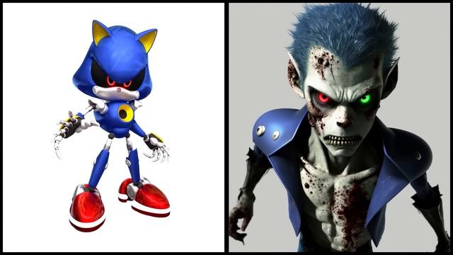 SONIC the Hedgehog ALL CHARACTERS as ZOMBIE 2023 смотреть онлайн