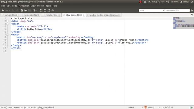 html5 audio intro смотреть онлайн