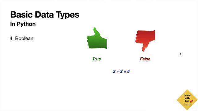 Basic Data Types in Python - 2 | Python Coding Tutorial for Kids (Age 13+) in Hindi | Learn With Fu