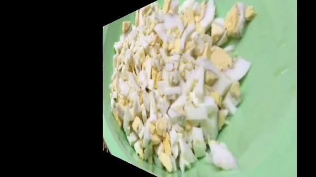 Салат сытный из печени трески(просто быстро вкусно)№139 смотреть онлайн