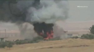 удачно заПТУРили  танк Леопард 2 из русского оружия