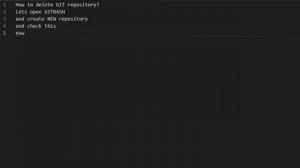 How to delete GIT repository?