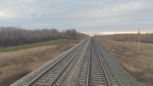 Переволоцк - Платовка. Поездка в кабине машиниста