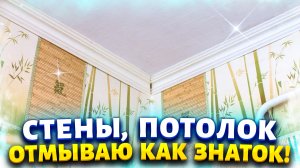Пожелтевшие обои и плинтуса отмываю до состояния новых за пару минут. Просто удачно зашла в Fixprice