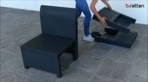 Садовая мебель B:Rattan (Италия) мебель из искусственного ротанга и пластика.