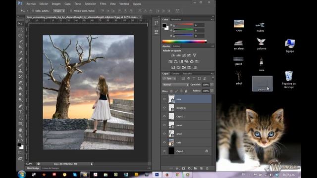 [Chileplanet.org] VideoTutorial: Como hacer un fotomontaje básico en Photoshop.