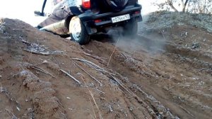 Шевроле нива по песку на зимних колёсах