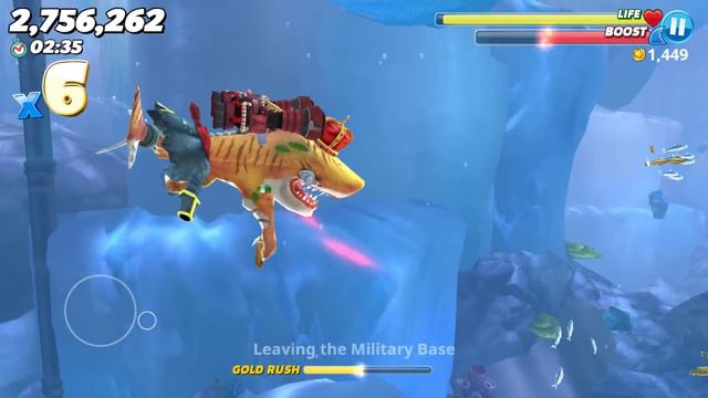 Hungry Shark World Atomic Shark Android Gameplay #6 смотреть онлайн