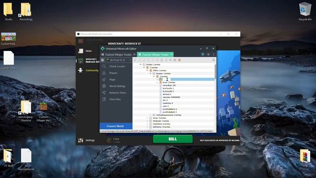 Custom Villager Trades Shop in Minecraft Bedrock - 1.18 - 2022 смотреть онлайн