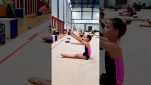 Хореография для художественной гимнастики. Фрагмент силового урока. Хореограф Сергей Залунин.