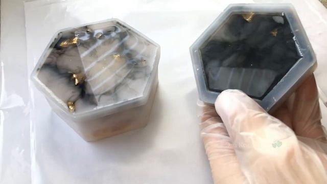 Шкатулка для украшений своими руками с эффектом мрамора смотреть онлайн