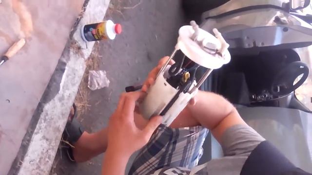 замена топливного насоса у ЗАЗ Форза, Chery A13, Chery Bonus смотреть онлайн