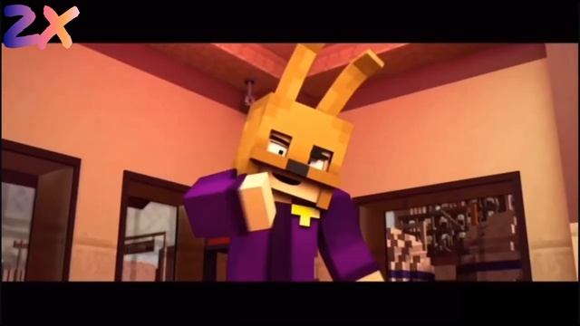 [100X] "Follow Me" | Minecraft FNAF Animation Music Video (Song by TryHardNinja) The Foxy Song 2
