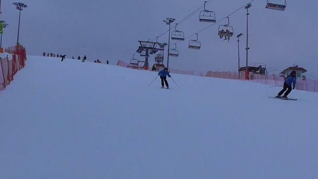 слаломный поворот с проскальзыванием 14 12 2014