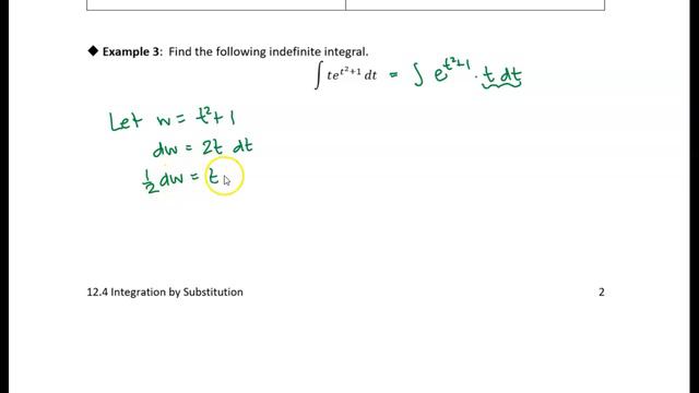 12.4 Integration by Substitution: Example 3 смотреть онлайн