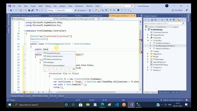 Upload Image or Any File using ASP.NET Core API | Upload Image/File |