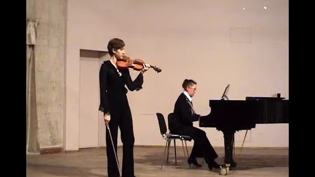 Екатерина Васильева. Верачини - Концертная соната ми минор 1 части