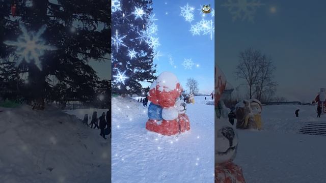 ?Гуляем по снежному городку? #shorts #short