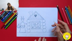 ВОЛК И СЕМЕРО КОЗЛЯТ. УРОК 135 Тема: "волк и семеро козлят"- цветные карандаши