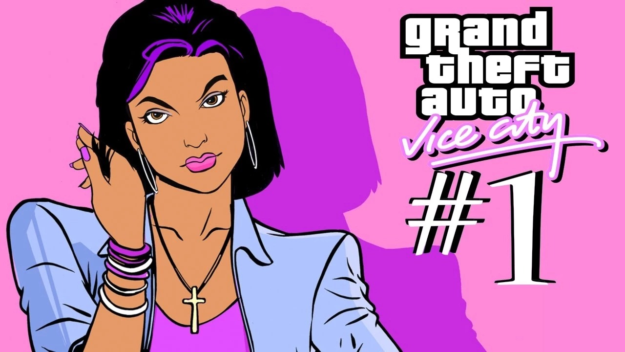 GTA VICE CITY. Полное прохождение #1. Паук на заднем плане.