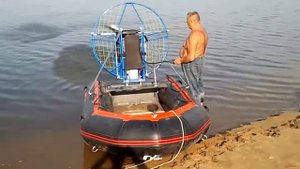 Аэроглиссер из надувной лодки