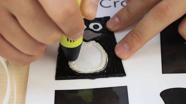 Рисуем 3Dручкой! Пингвин-копилка. DIY