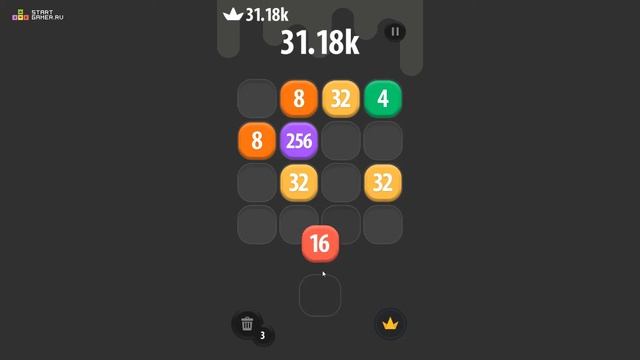 Игра "Слияние 2048" (Merge 2048) - прохождение смотреть онлайн