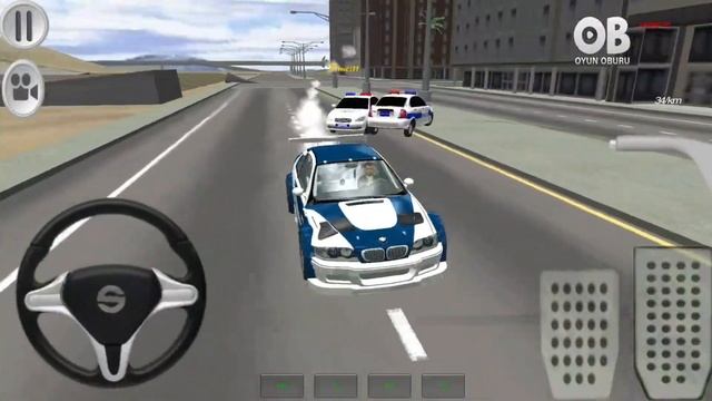 BMW Yarış Arabası - Hyundai Accent Türk Polis Arabası || Polis Simulator - Android Gameplay смотреть онлайн