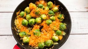 Курица с брюссельской капустой