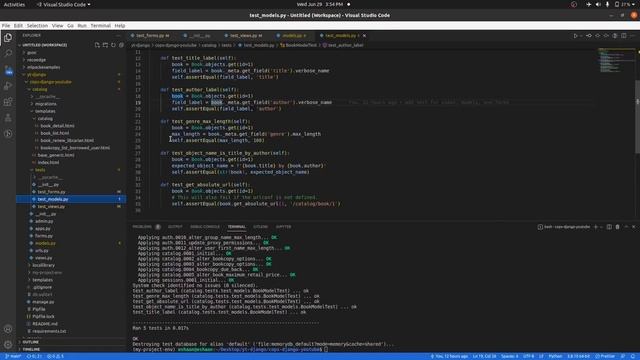 Testing Django Application смотреть онлайн