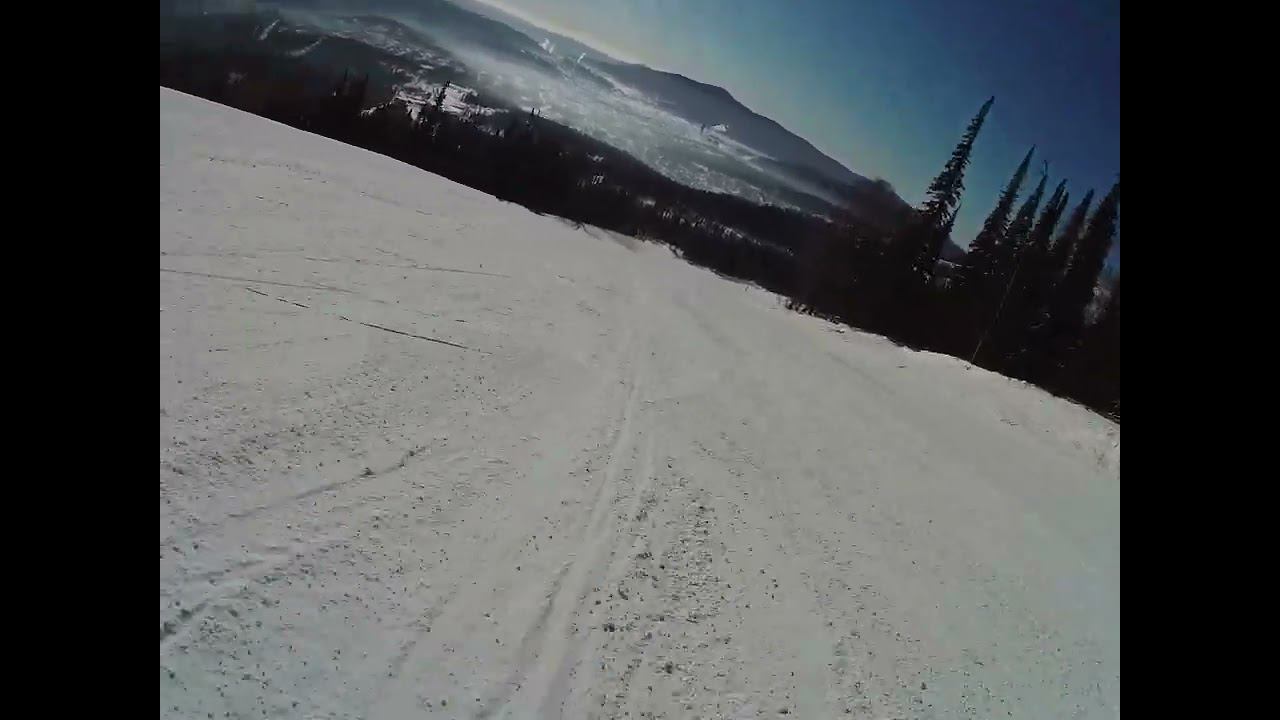 Шерегеш. Трасса "Восток" 76,6 км/ч смотреть онлайн