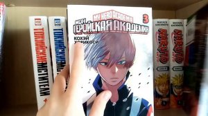 Обзор полки с мангой.